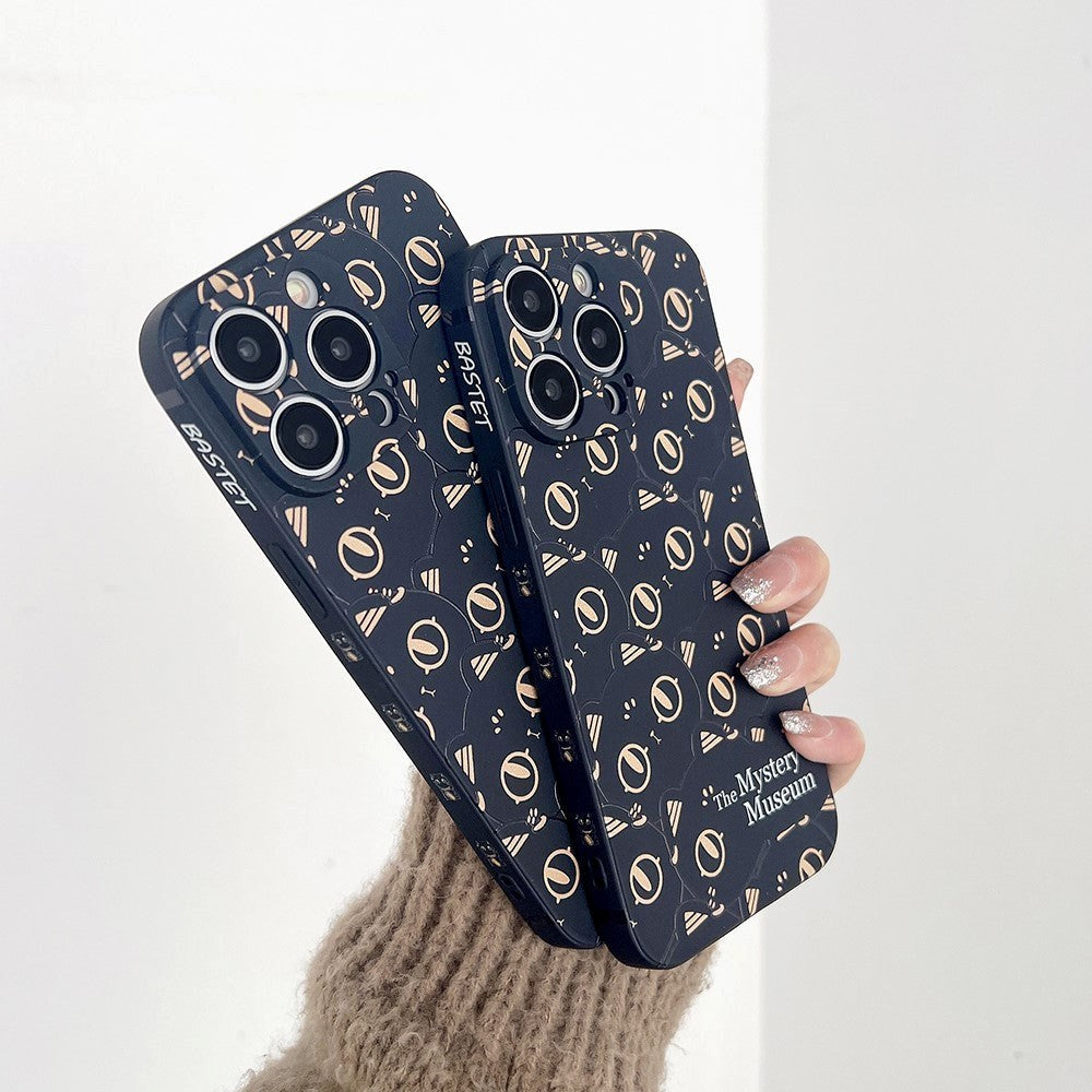 iPhone 14 Pro Fleksibelt TPU Plastik Mobil Cover med Print - Katte