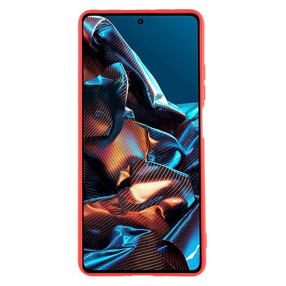 EIDERWOOD Xiaomi Poco X5 Pro (5G) Foret Fleksibelt Plast Mobil Cover - Rød