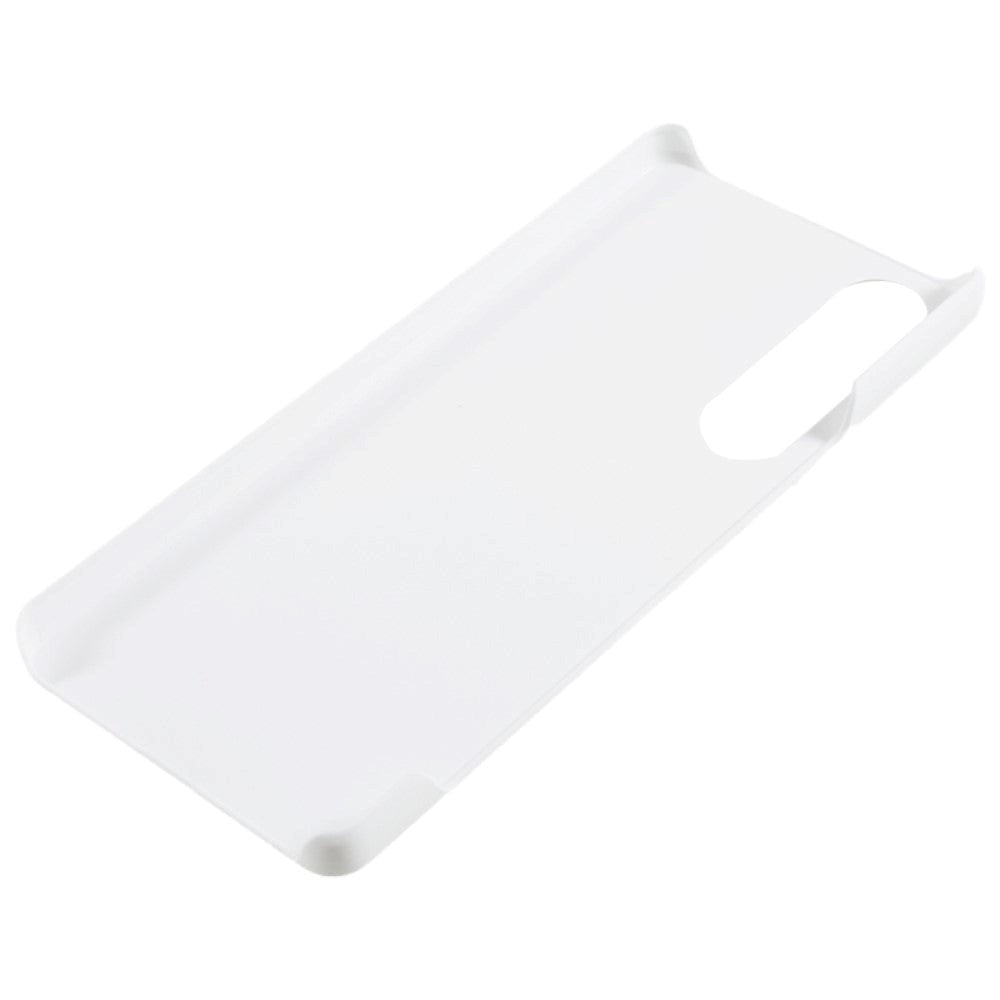 Sony Xperia 1 V Hårdt Plastik Mobil Cover - Blank - Hvid