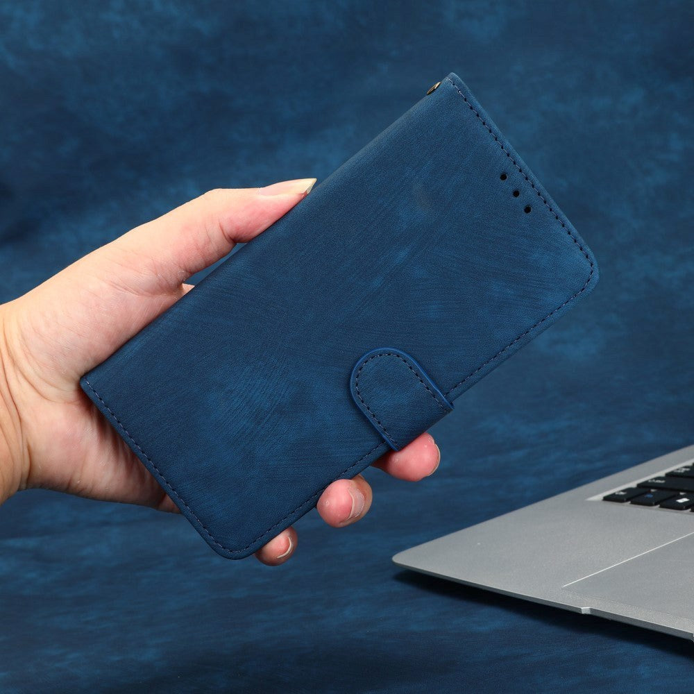 Honor 70 Lite Læder Mobil Cover m. Pung & Strop - Blå