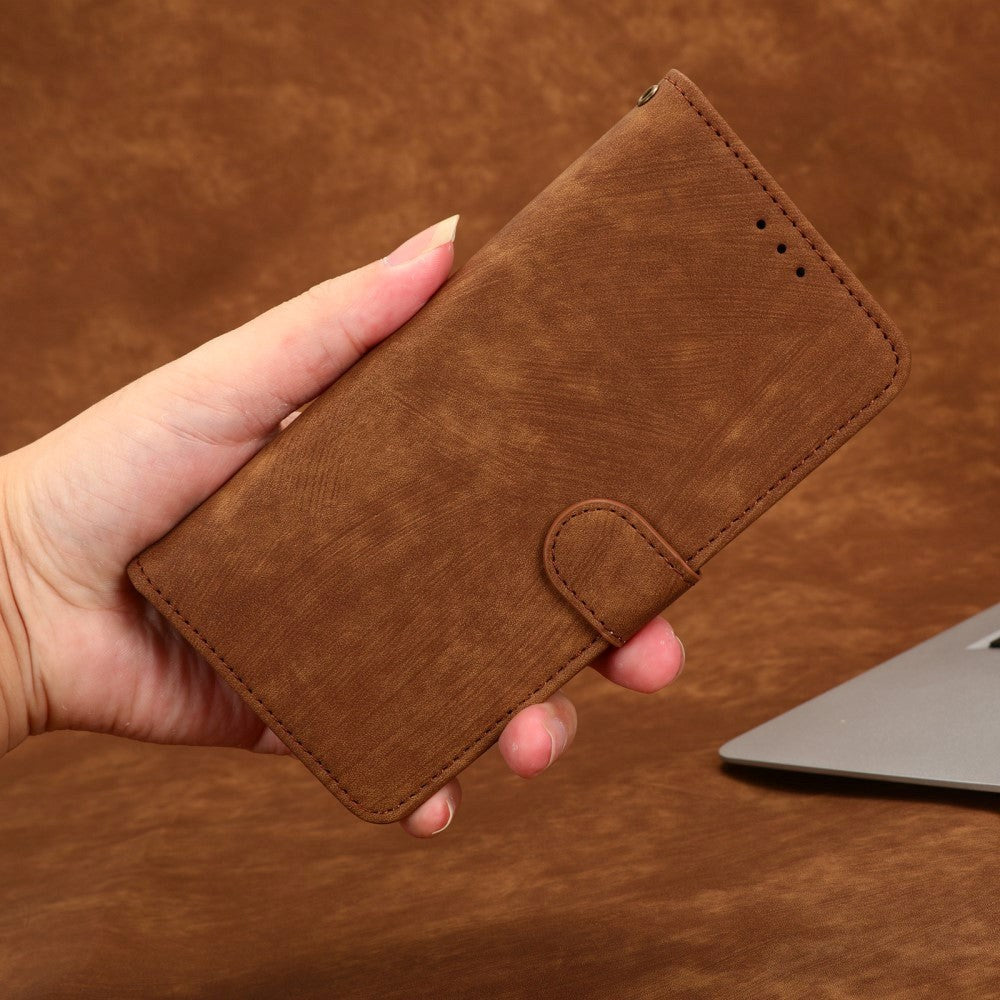 Honor 70 Lite Læder Mobil Cover m. Pung & Strop - Brun