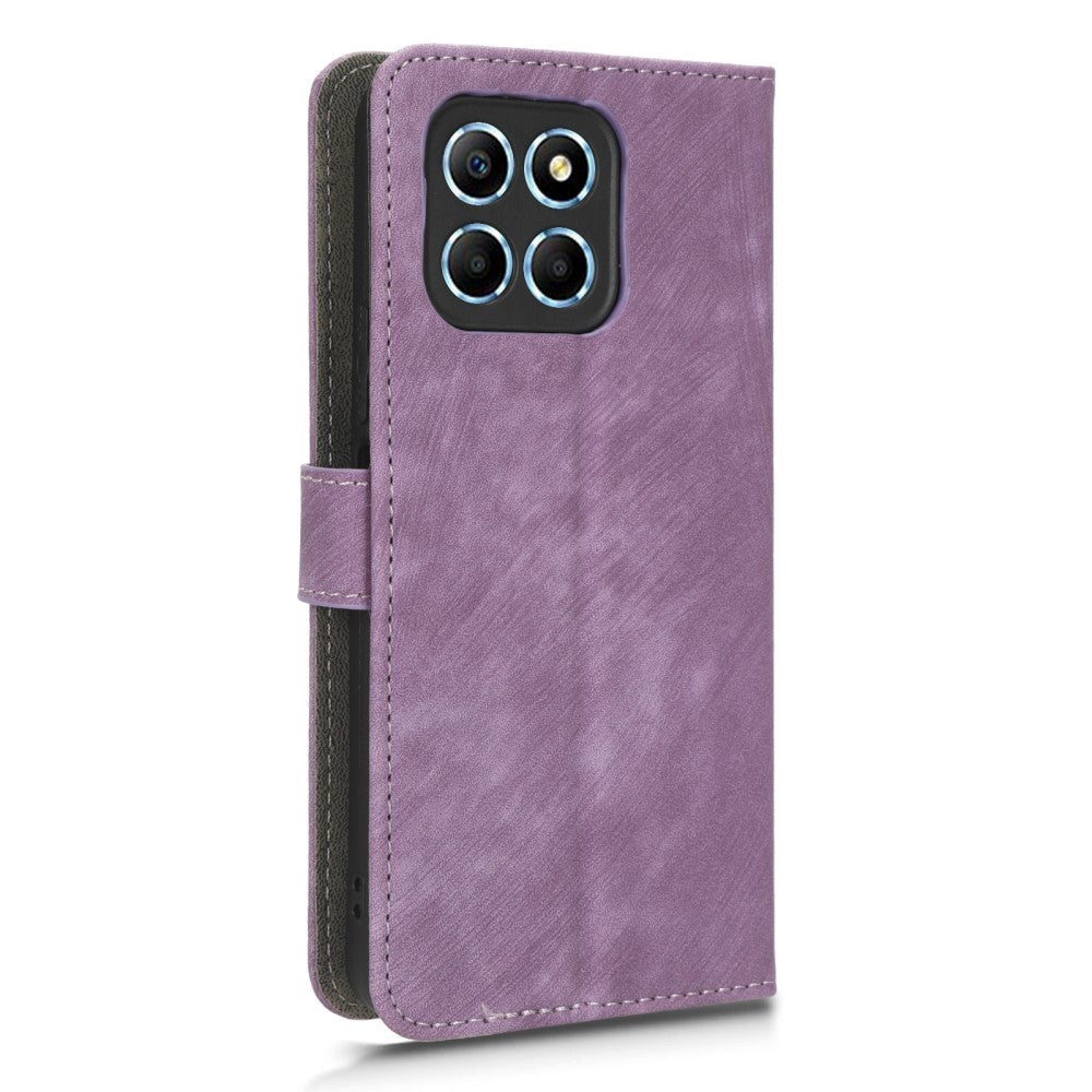 Honor 70 Lite Læder Mobil Cover m. Pung & Strop - Lilla