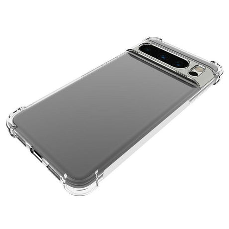 Google Pixel 8 Pro Shockproof Fleksibelt Plastik Bagside Mobil Cover - Gennemsigtig