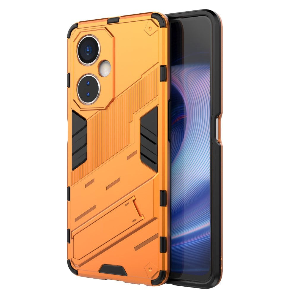 OnePlus Nord CE 3 Lite Hybrid Håndværker Mobil Cover m. Kickstand - Orange