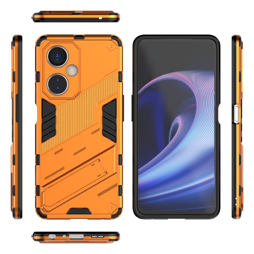 OnePlus Nord CE 3 Lite Hybrid Håndværker Mobil Cover m. Kickstand - Orange