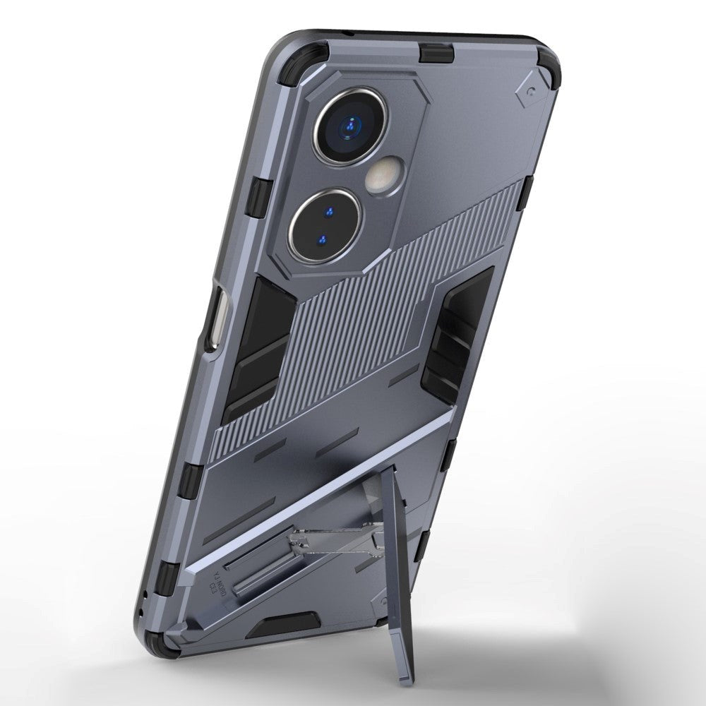 OnePlus Nord CE 3 Lite Hybrid Håndværker Mobil Cover m. Kickstand - Grå