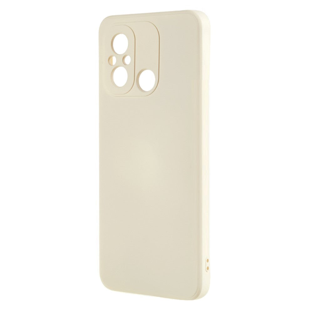 Xiaomi Redmi 12C Fleksibelt Plastik Mobil Cover - Hvid