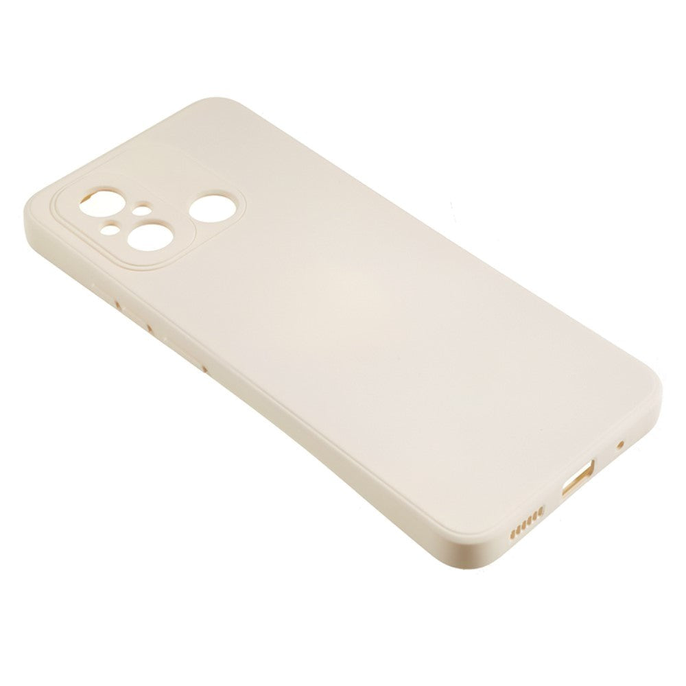 Xiaomi Redmi 12C Fleksibelt Plastik Mobil Cover - Hvid