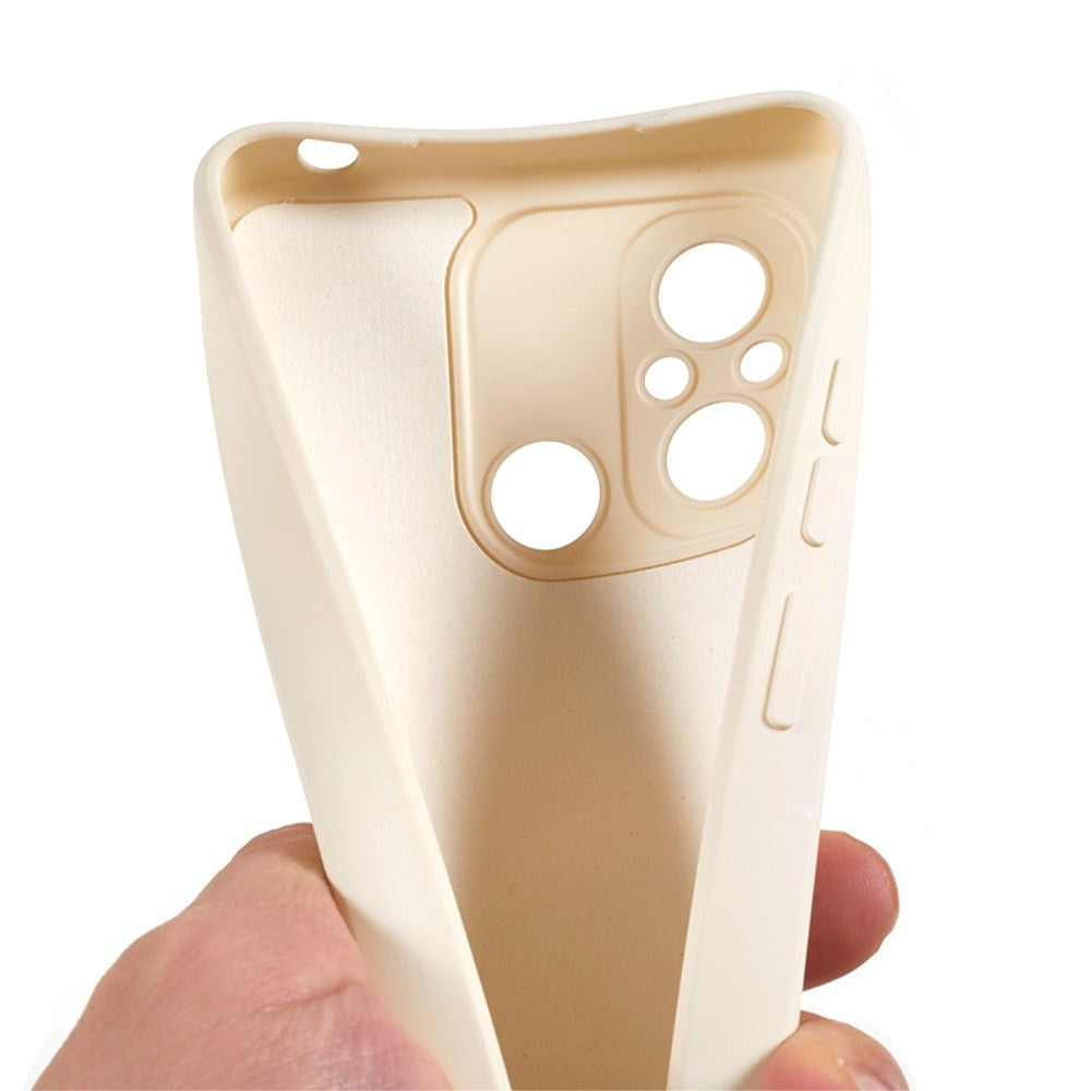 Xiaomi Redmi 12C Fleksibelt Plastik Mobil Cover - Hvid