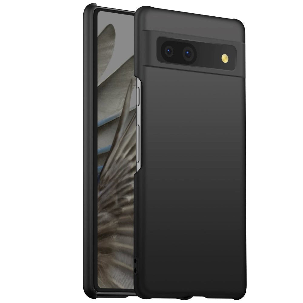 Google Pixel 7a Hårdt Plastik Mobil Cover - Sort