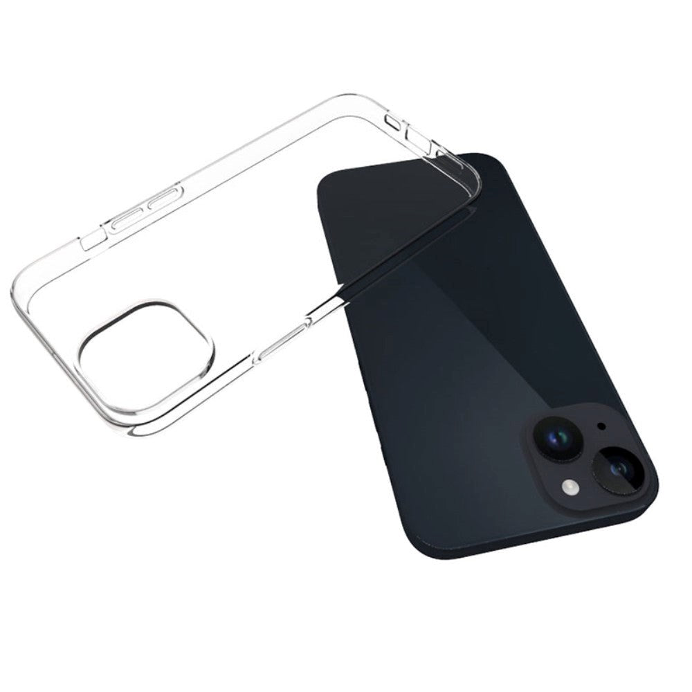 iPhone 15 Plus Fleksibel Mobil Cover - Gennemsigtig