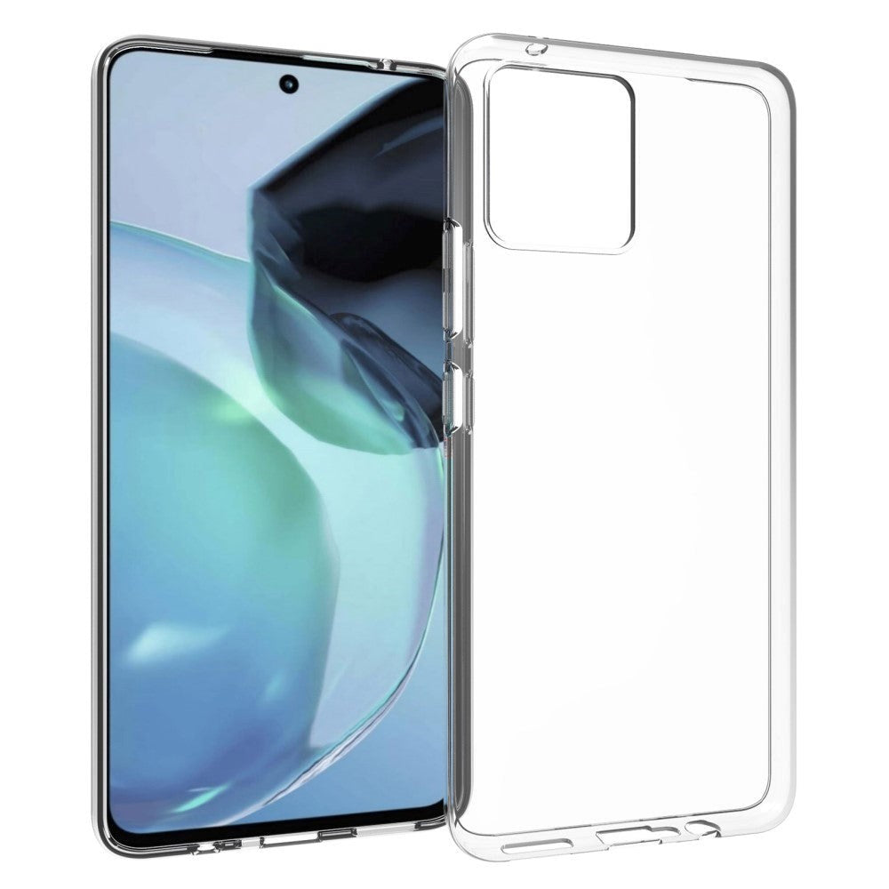 Motorola Moto G72 Fleksibel Mobil Cover - Gennemsigtig