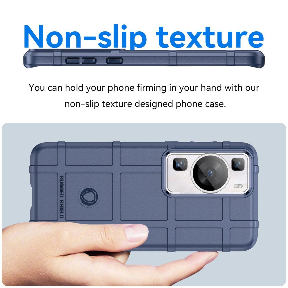 Huawei P60 Pro Rugged Shield Mobil Cover - Blå
