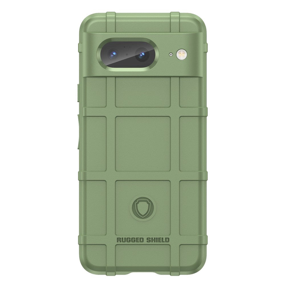 Google Pixel 8 Rugged Shield Series Håndværker Mobil Cover - Grøn