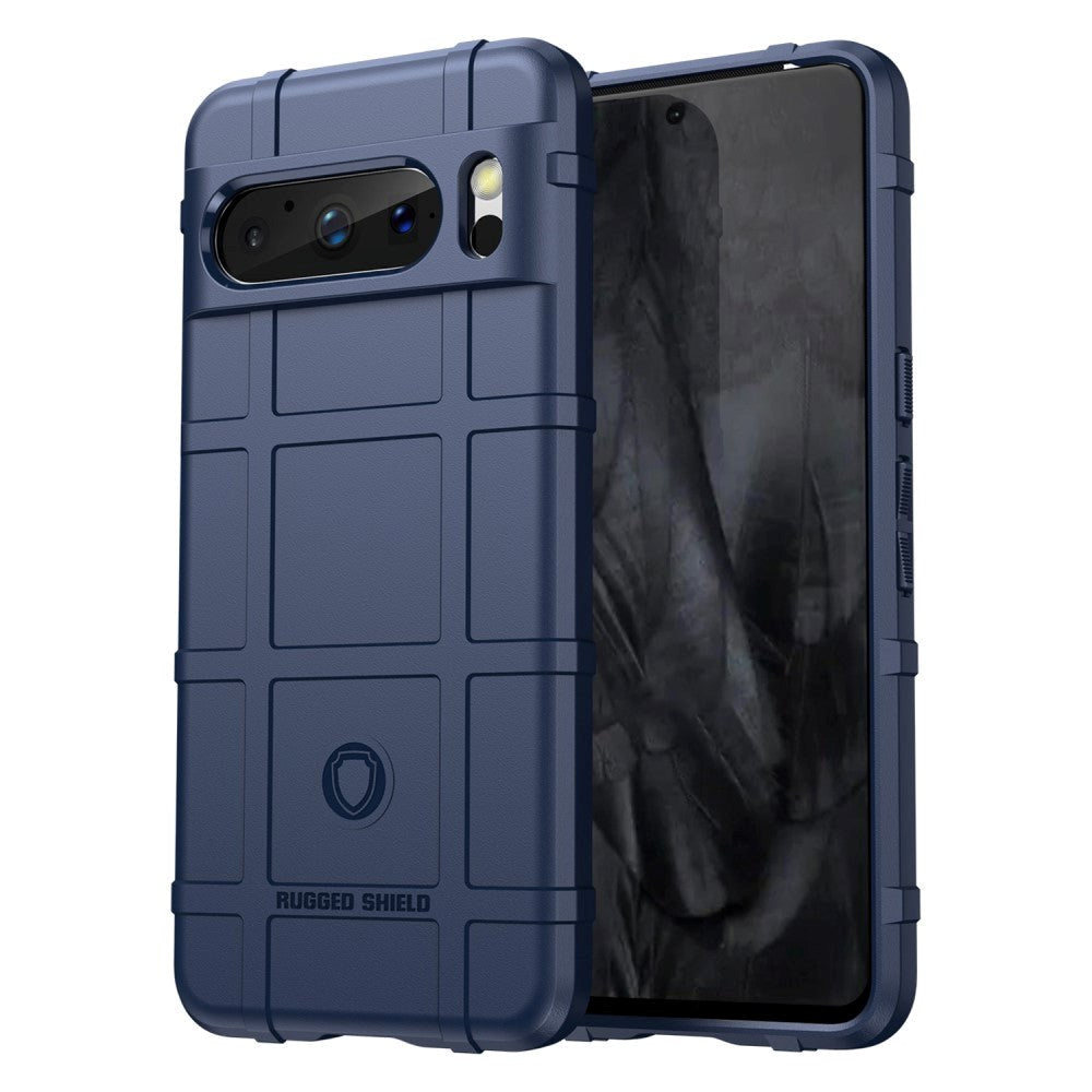 Google Pixel 8 Pro Rugged Shield Series Håndværker Mobil Cover - Blå