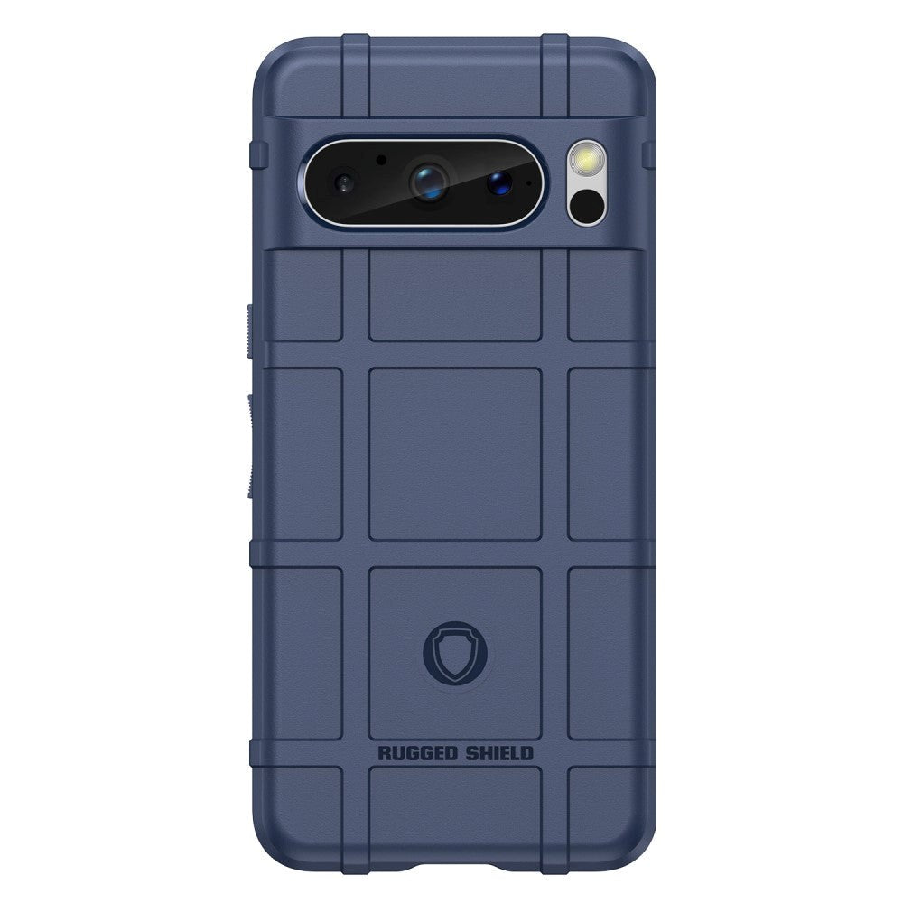 Google Pixel 8 Pro Rugged Shield Series Håndværker Mobil Cover - Blå