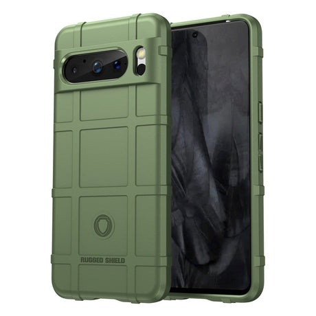 Google Pixel 8 Pro Rugged Shield Series Håndværker Mobil Cover - Grøn