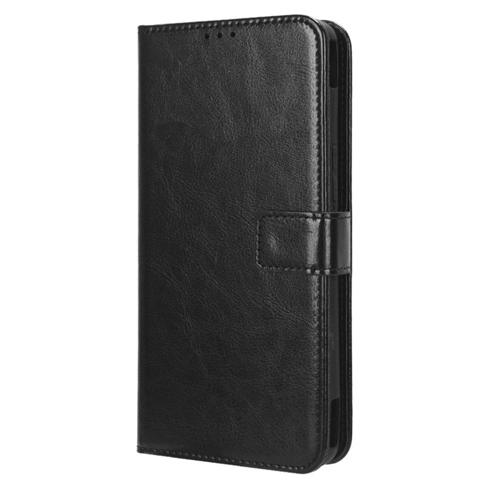 Asus ROG Phone 7 Læder Mobil Cover m. Pung & Strop - Sort
