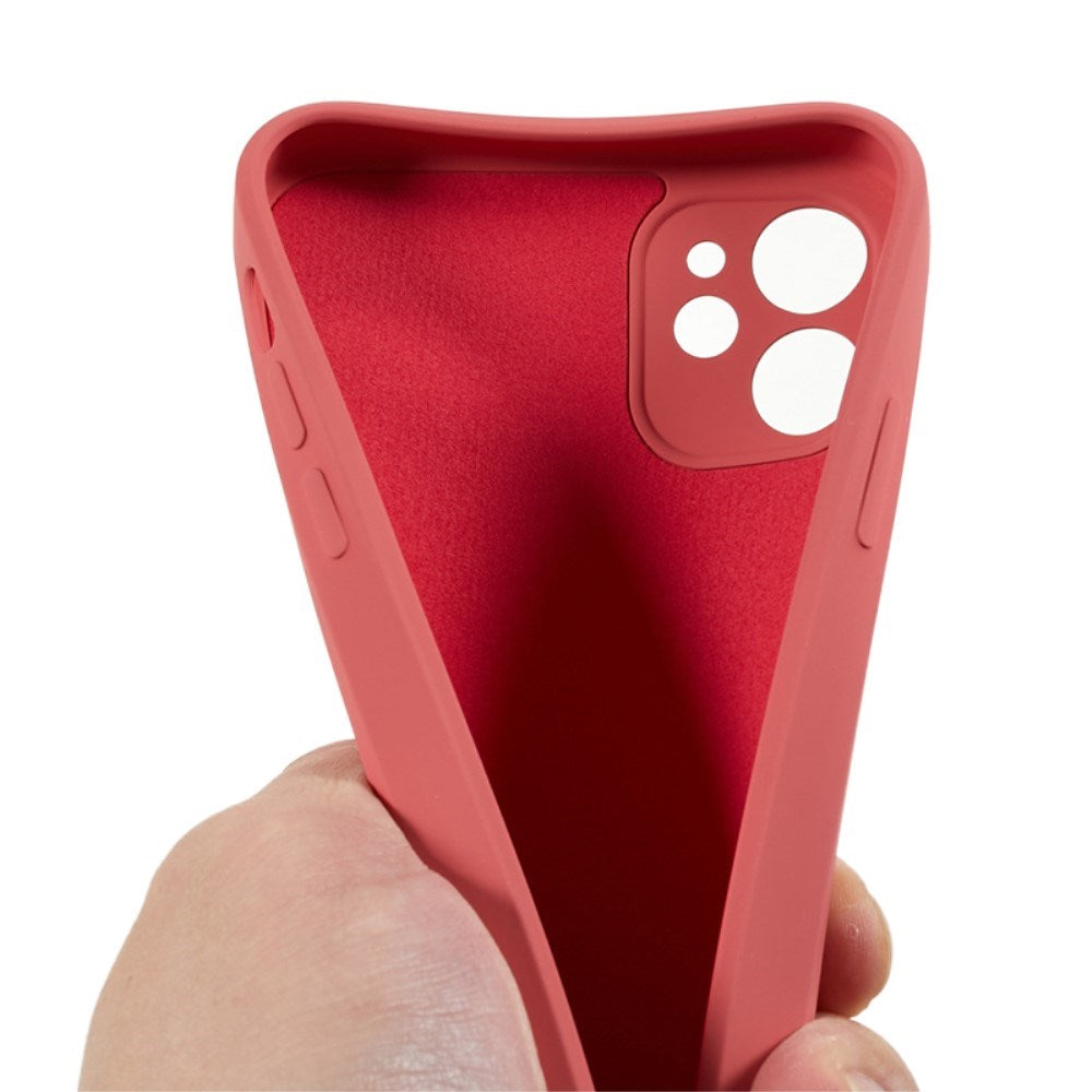 EIDERWOOD - iPhone 11 - Foret Fleksibelt Plast Cover - Mørkerød