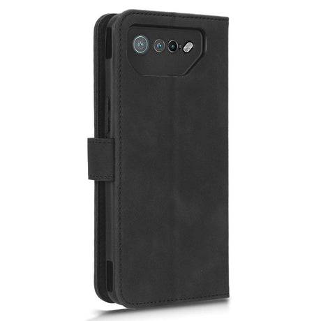 Asus ROG Phone 7 Kunstlæder Mobil Cover m. Pung & Strop - Sort