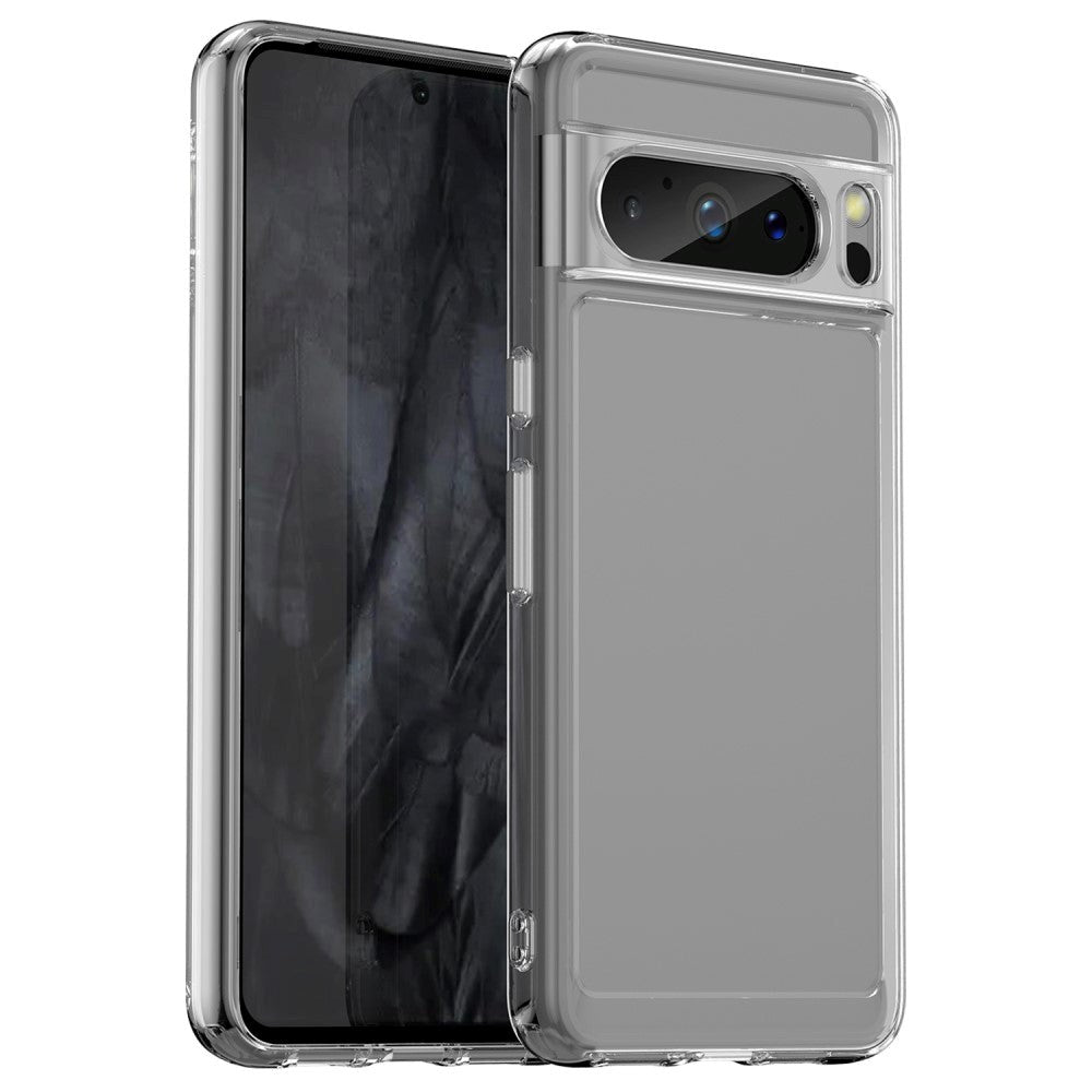 Google Pixel 8 Pro Fleksibelt Plastik Mobil Cover - Gennemsigtig