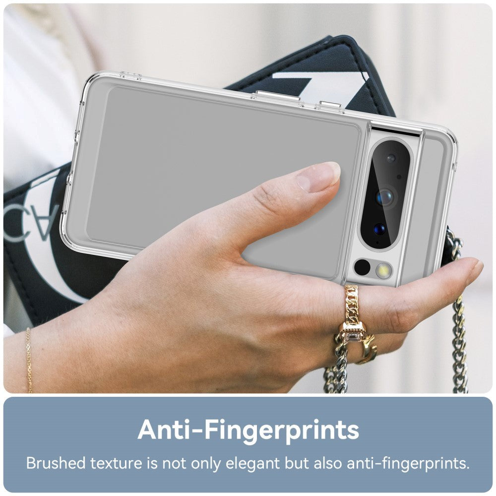 Google Pixel 8 Pro Fleksibelt Plastik Mobil Cover - Gennemsigtig