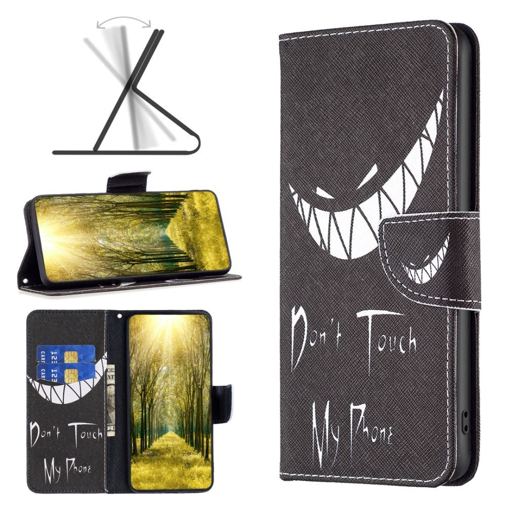Google Pixel 8 Læder Mobil Cover m. Pung - "Don't Touch My Phone"