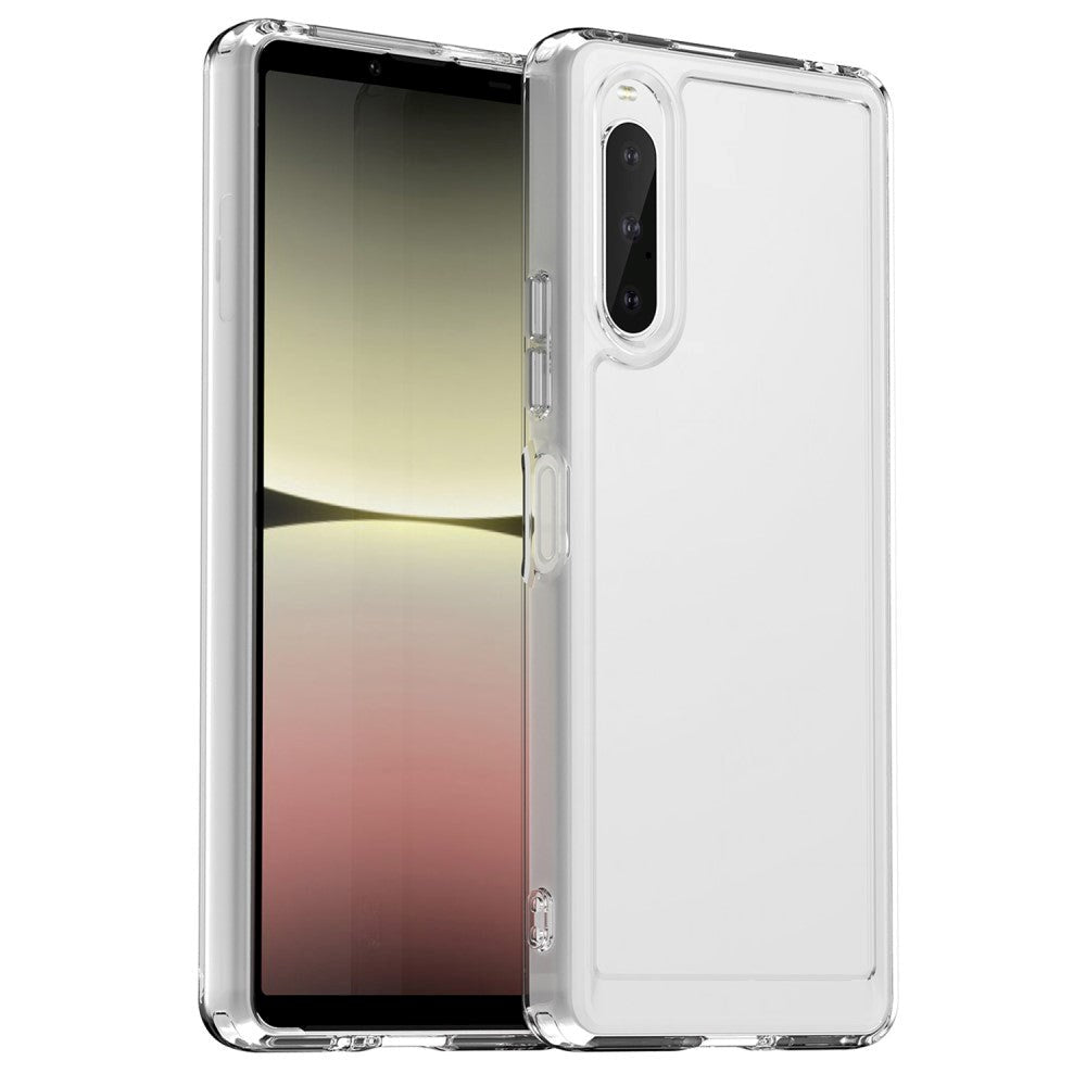 Sony Xperia 10 V Transparent Fleksibelt Plastik Mobil Cover - Gennemsigtig