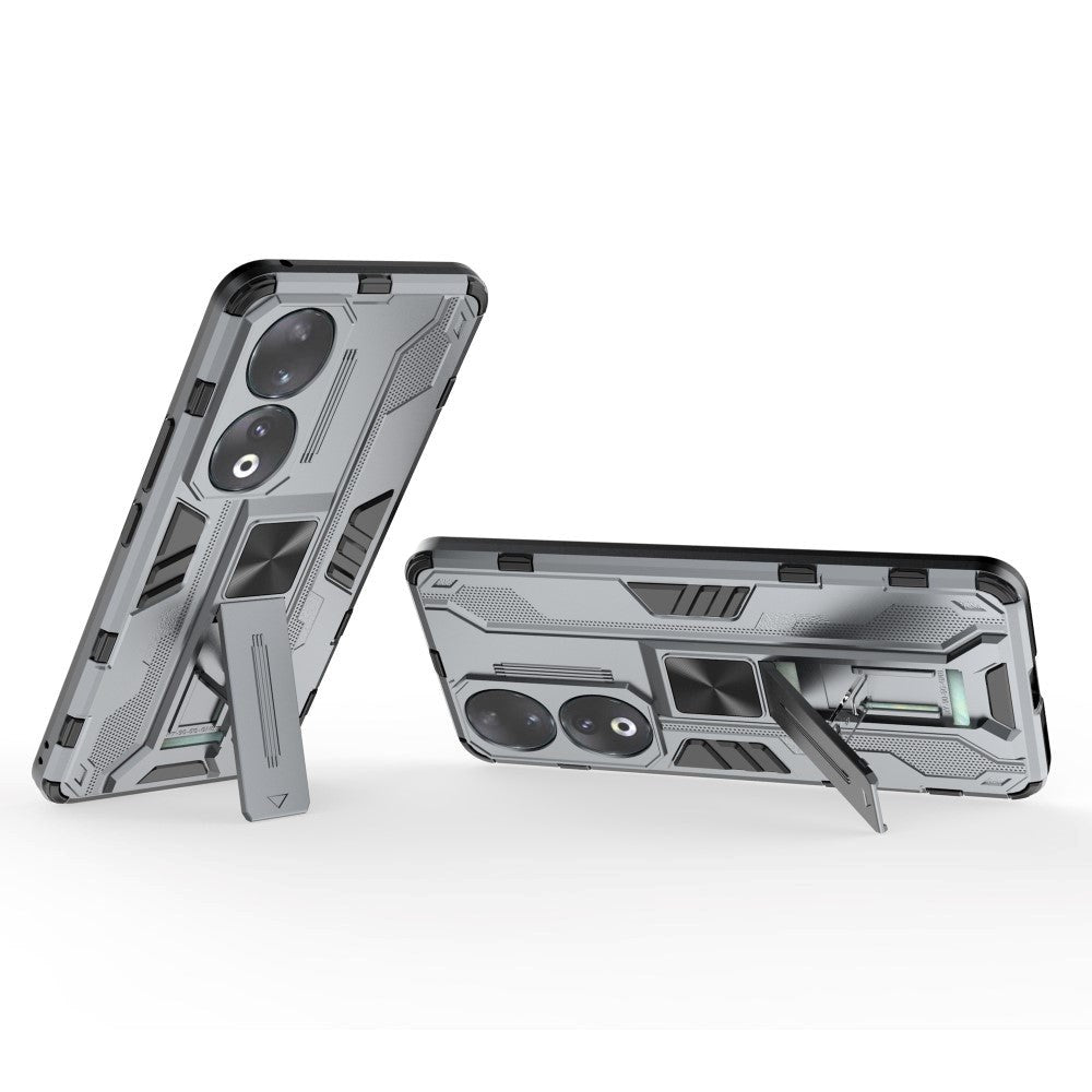 Honor 90 Håndværker Mobil Cover m. Kickstand - Grå