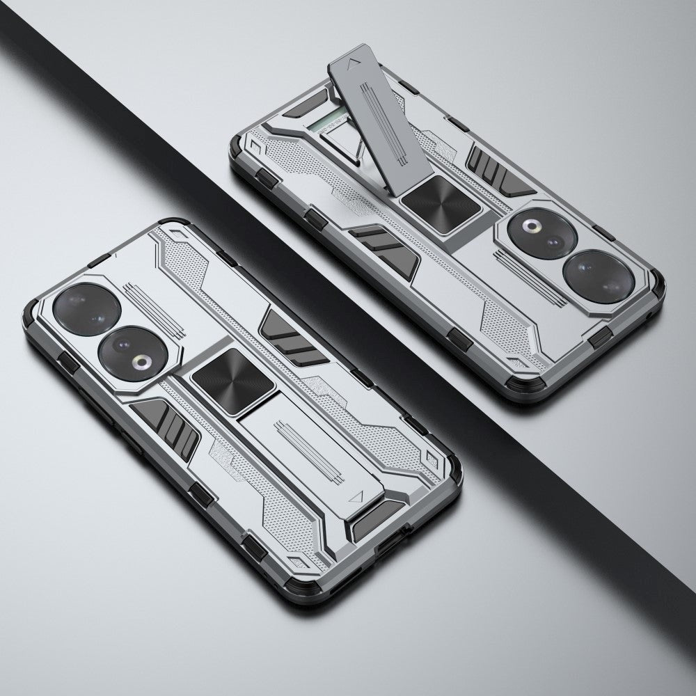 Honor 90 Håndværker Mobil Cover m. Kickstand - Grå