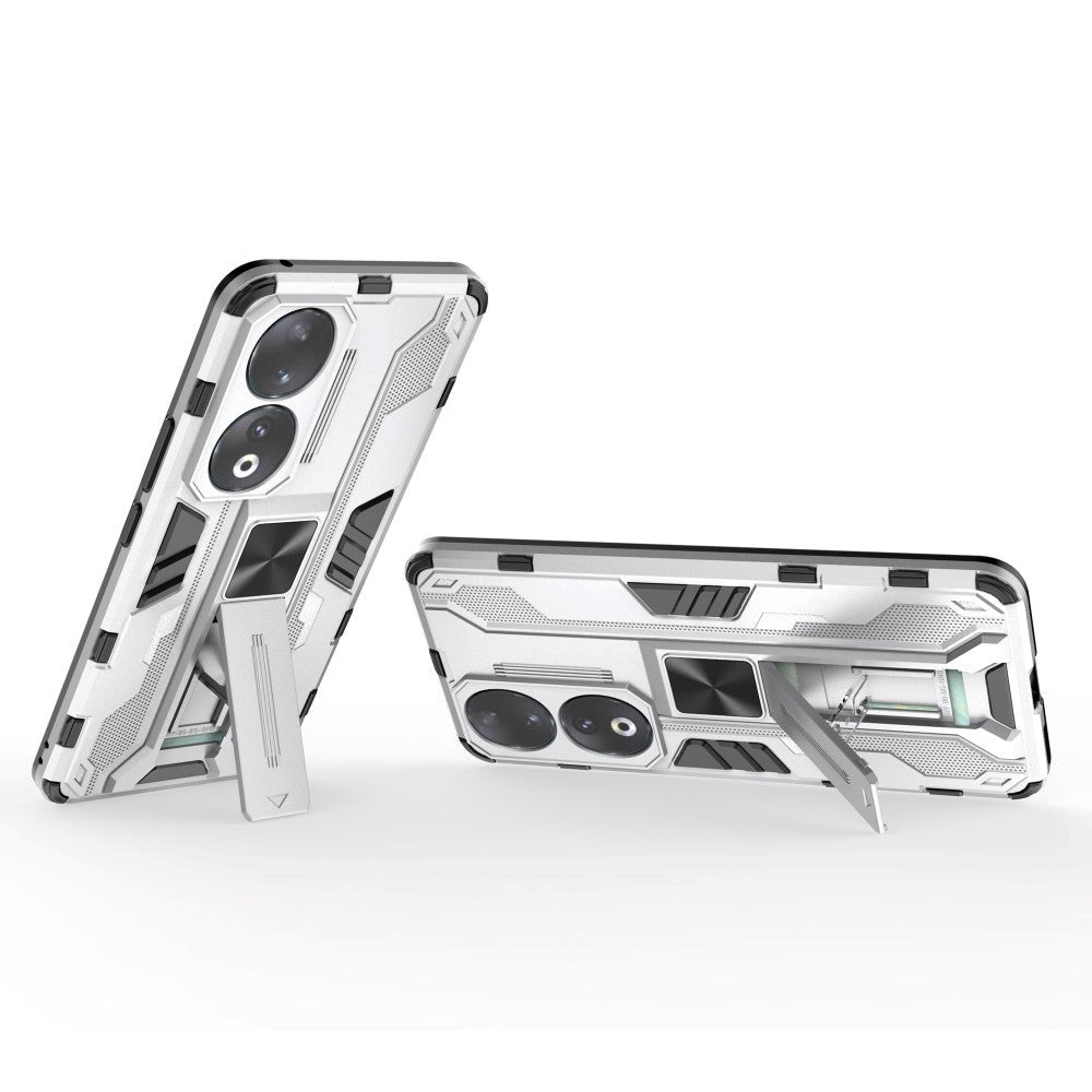 Honor 90 Håndværker Mobil Cover m. Kickstand - Sølv