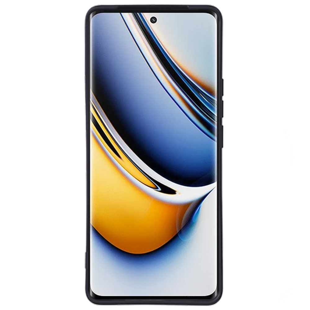 EIDERWOOD Realme 11 Pro+ 5G / 11 Pro 5G Fleksibelt TPU Plastik Mobil Cover - Sort