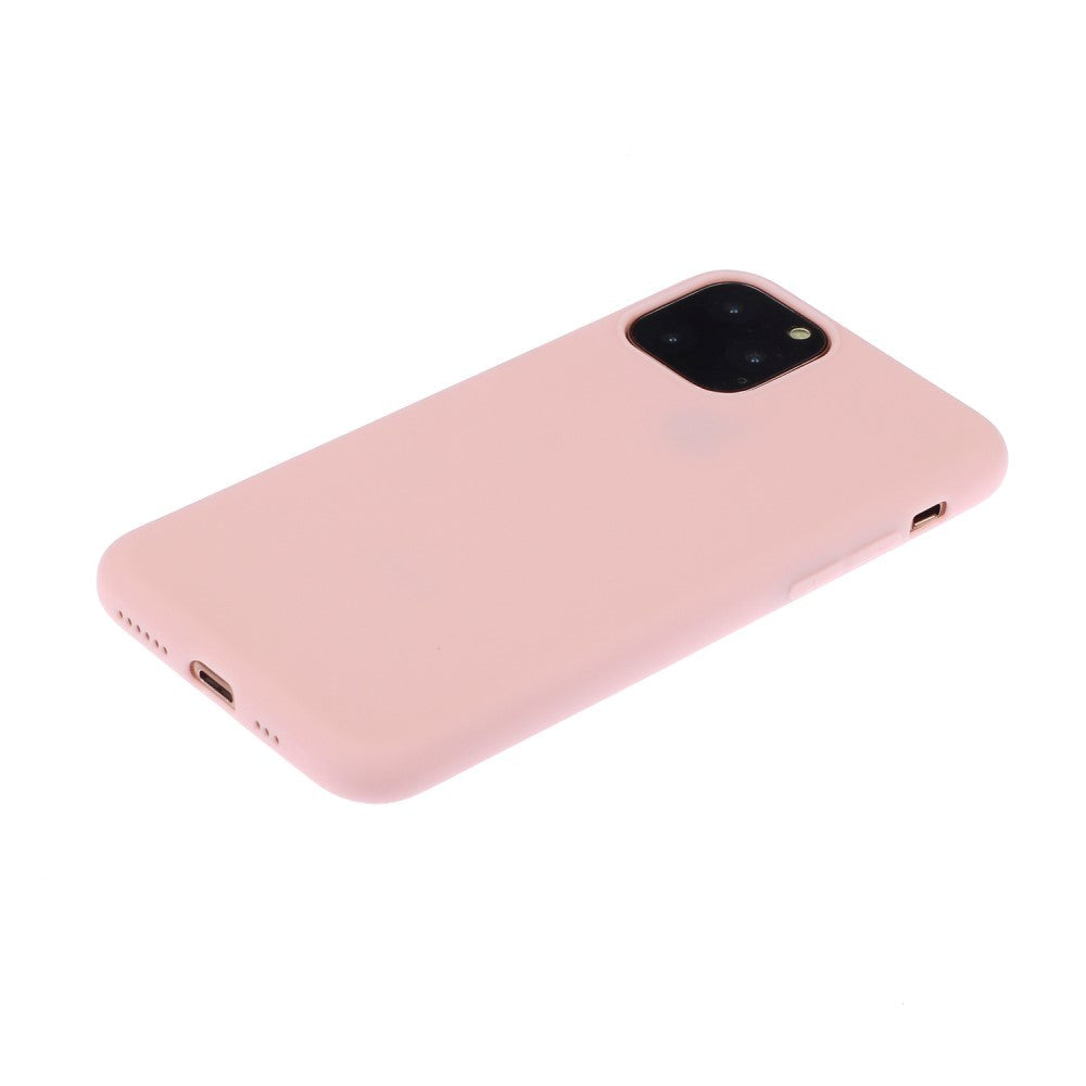 iPhone 15 Pro Max Mat Fleksibel Plastik Mobil Cover - Lyserød