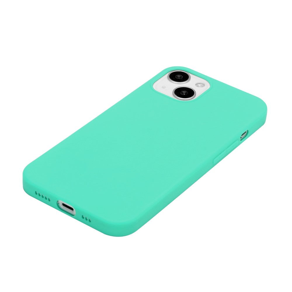 iPhone 15 Plus Mat Plastik Mobil Cover - Turkis