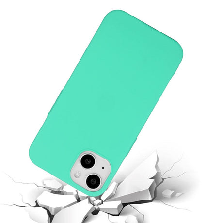 iPhone 15 Plus Mat Plastik Mobil Cover - Turkis