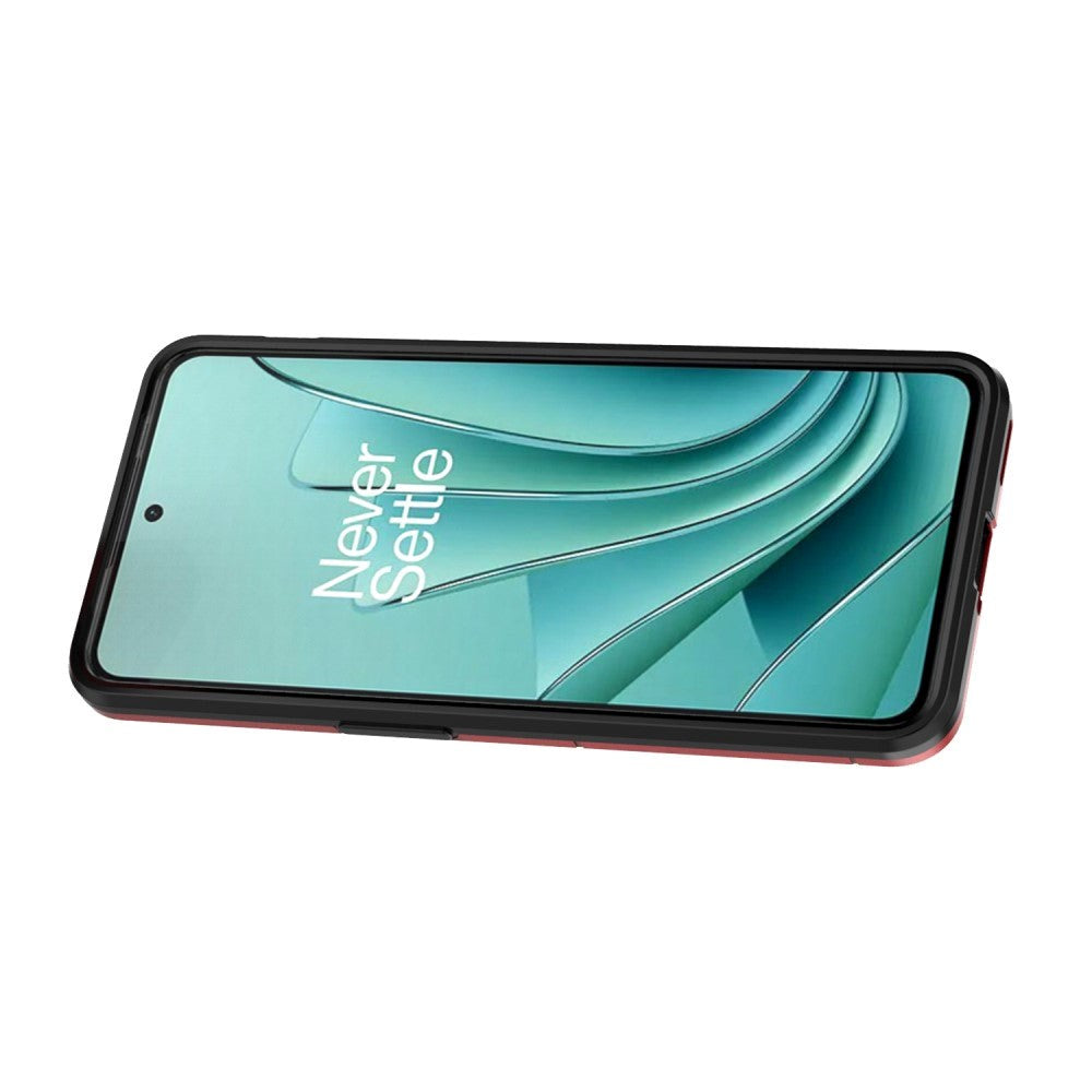 OnePlus Nord 3 (5G) Hybrid Håndværker Mobil Cover m. Magnetisk Kickstand - Rød
