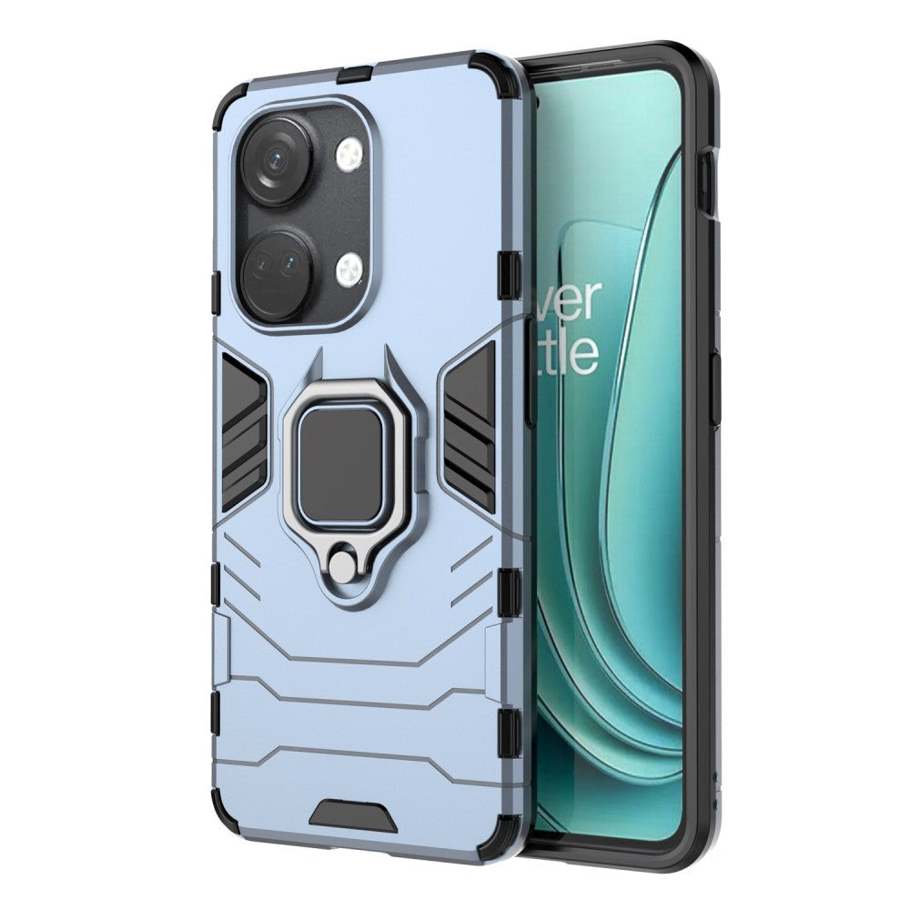 OnePlus Nord 3 (5G) Hybrid Håndværker Mobil Cover m. Magnetisk Kickstand - Blå
