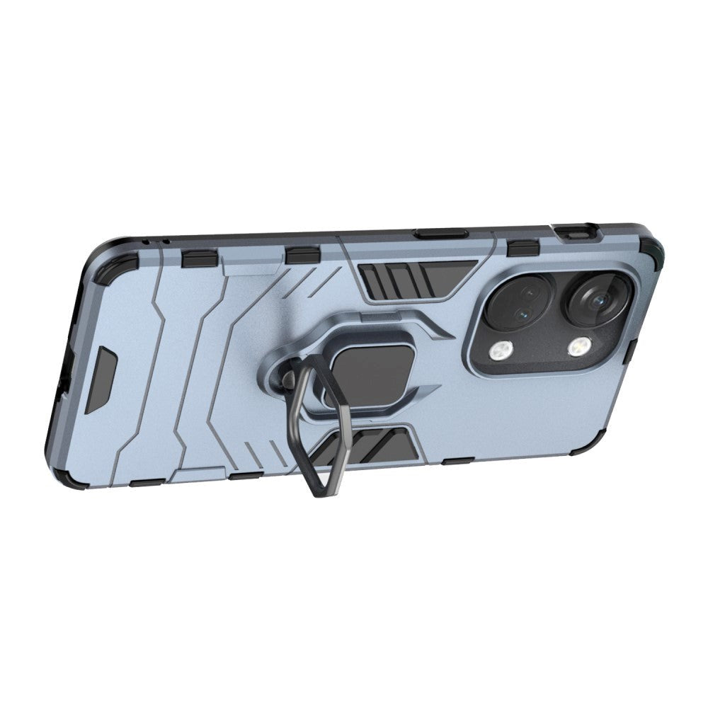 OnePlus Nord 3 (5G) Hybrid Håndværker Mobil Cover m. Magnetisk Kickstand - Blå