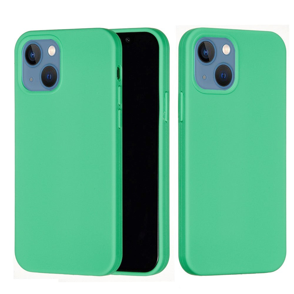 iPhone 15 Plus Liquid Silikone Mobil Cover - Grøn