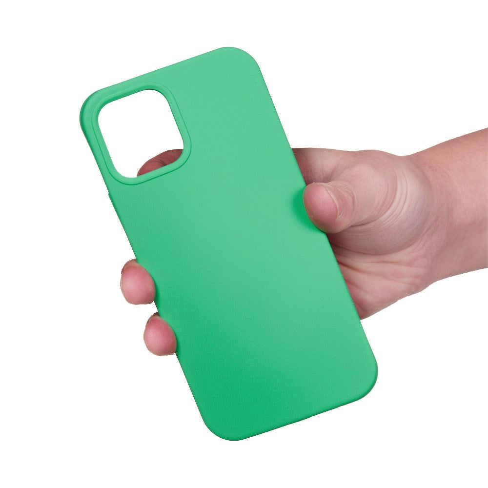 iPhone 15 Plus Liquid Silikone Mobil Cover - Grøn