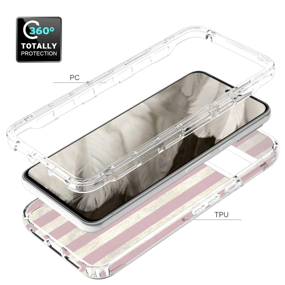 Google Pixel 8 2-i-1 Hybrid Plastik Mobil Cover - USA