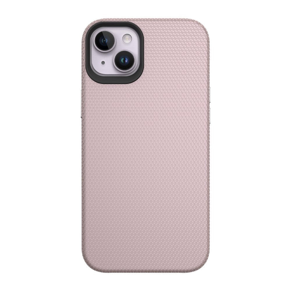 iPhone 15 Plus Plastik Håndværker Mobil Cover - Rose Gold