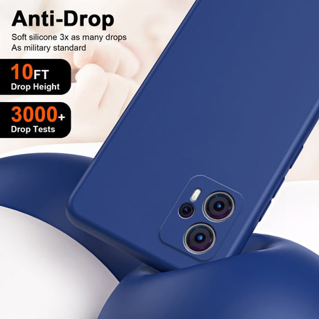 EIDERWOOD Motorola Moto G13 / G23 Liquid Silikone Mobil Cover - Blå