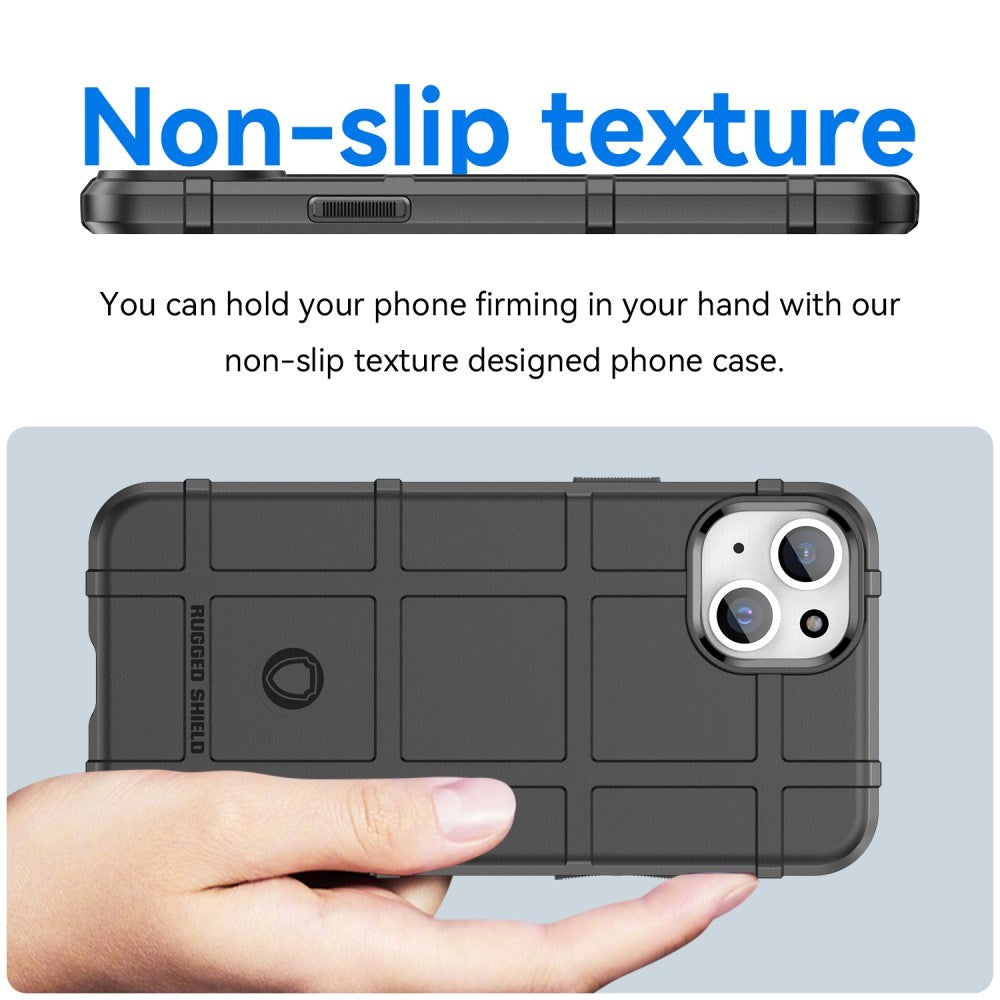 iPhone 15 Plus Rugged Shield Series Håndværker Mobil Cover - Sort