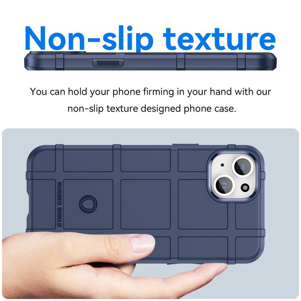 iPhone 15 Plus Rugged Shield Series Håndværker Mobil Cover - Blå