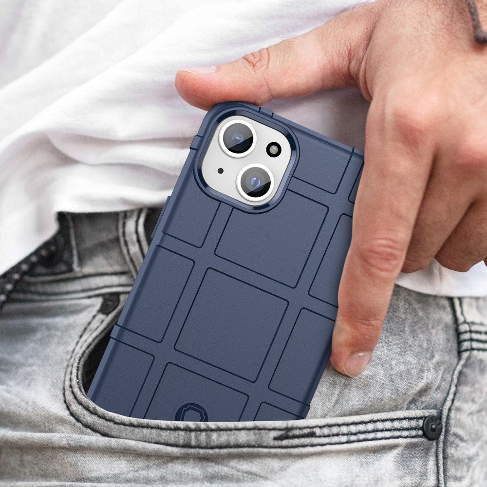 iPhone 15 Plus Rugged Shield Series Håndværker Mobil Cover - Blå
