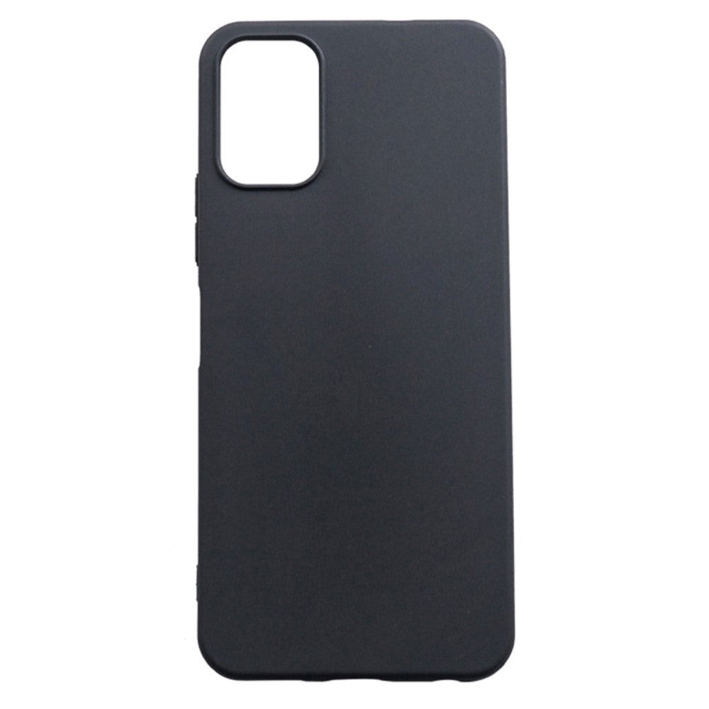 Nokia C32 Mat Fleksibelt Plastik Mobil Cover - Sort