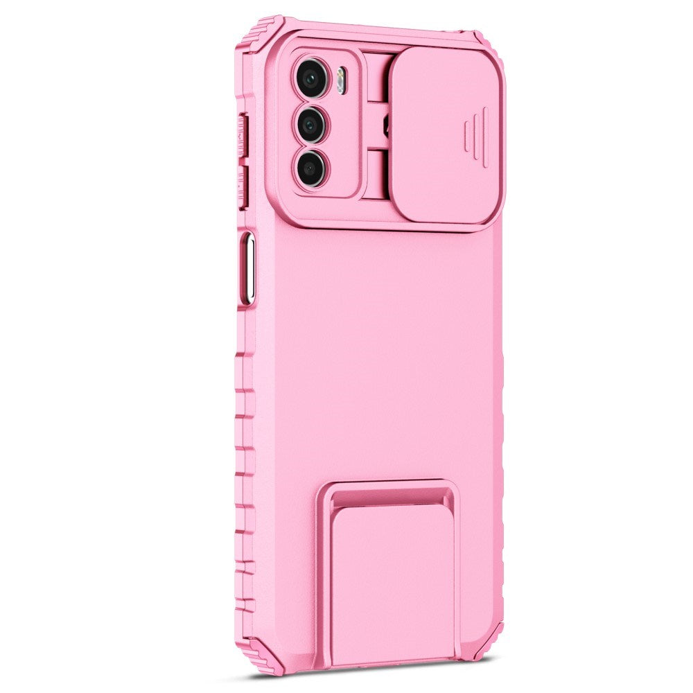EIDERWOOD Motorola Moto G42 Håndværker Mobil Cover m. Kickstand & Cam Slider - Pink
