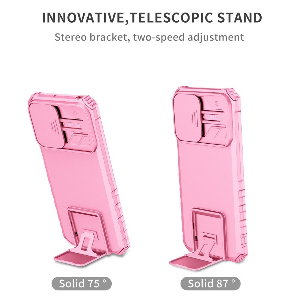 EIDERWOOD Motorola Moto G42 Håndværker Mobil Cover m. Kickstand & Cam Slider - Pink