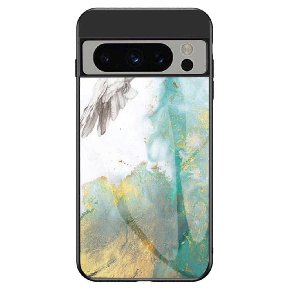 Google Pixel 8 Pro Plastik Mobil Cover m. Glasbagside - Due Motiv